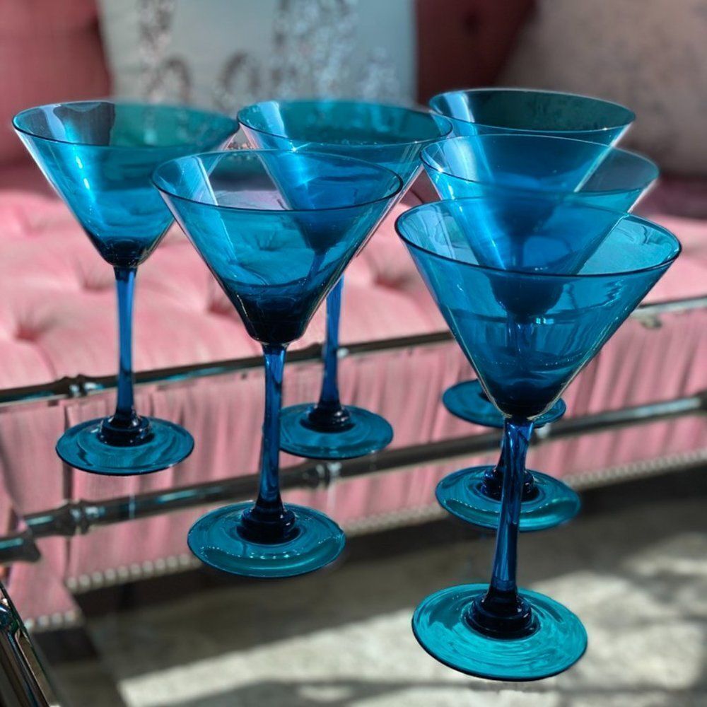 Set of 4 Martini Glasses - Picture 7 of 10